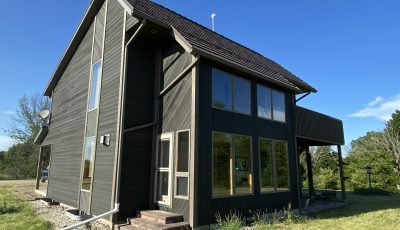 Cedar Siding Stain Project
