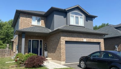 Exterior stucco painting