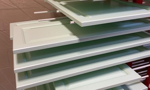 Cabinet Baseboards Drying