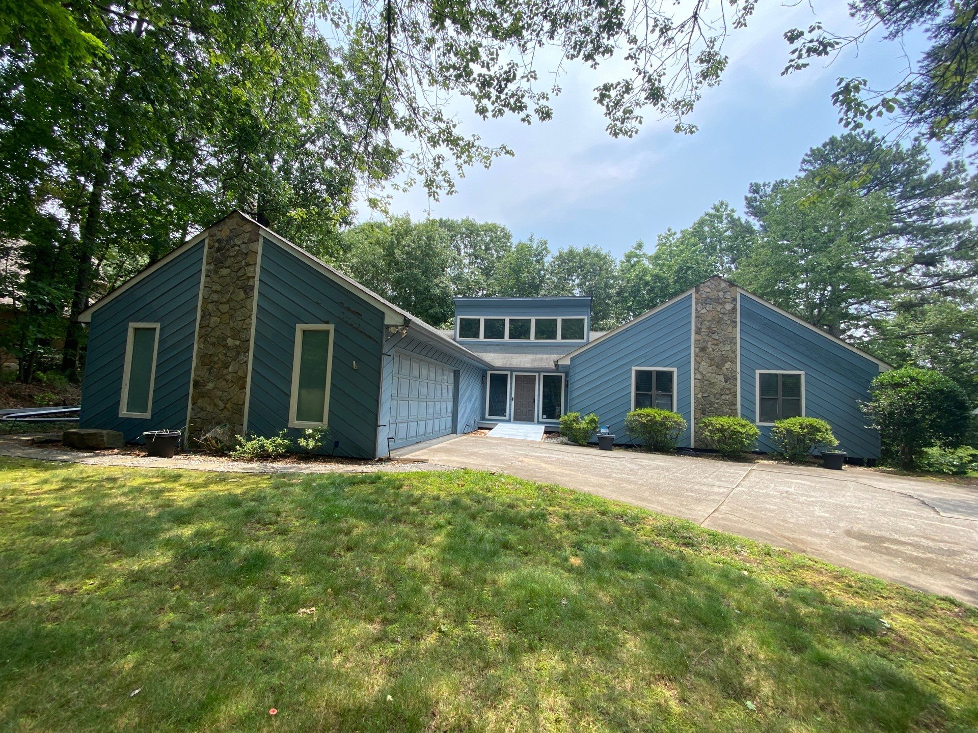 exterior residential painting services in tucker