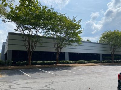 repainted office complex exterior in duluth georgia