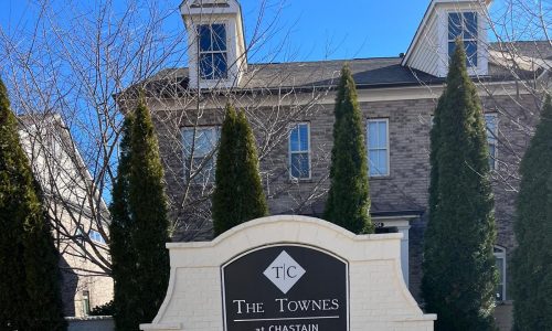 Apartment Community Sign, Atlanta, GA