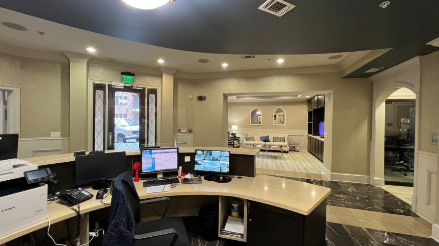 main lobby commercial interior painting - before Preview Image 3