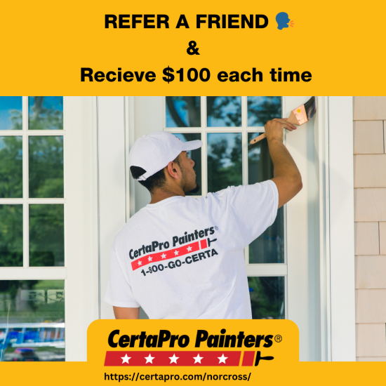 Refer a friend for painting in Norcross