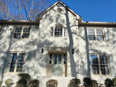 Repainted apartment exterior in duluth georgia