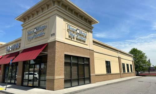 Shopping Plaza Side Before Painting