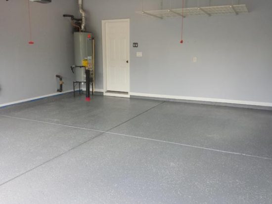 Garage floor with epoxy coating by CertaPro Painters of North Bergen County