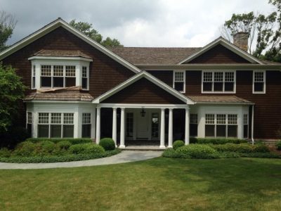 Rustic colonial exterior painting by CertaPro Painters of North Bergen County, NJ