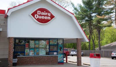 dairy queen front exterior painting