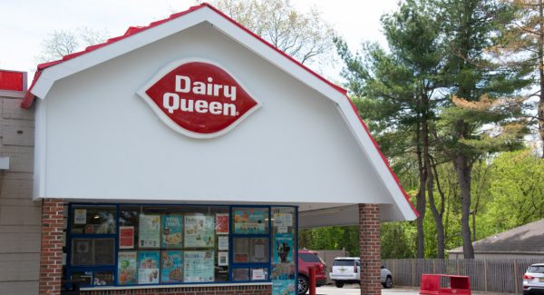 dairy queen front exterior painting