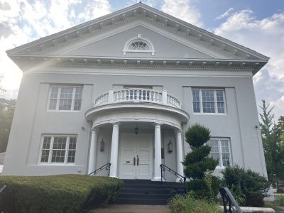 commercial office exterior painting