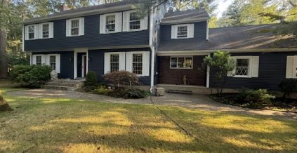 Residential Blue Exterior Painting