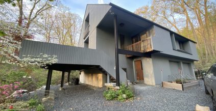 Gray and Black Exterior