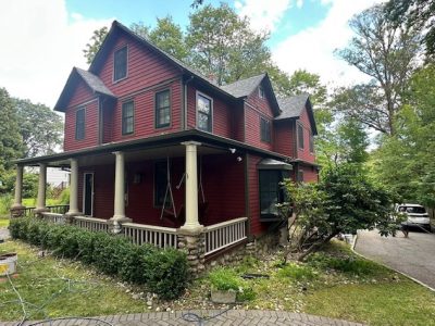 red exterior painters