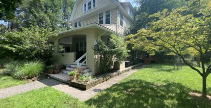 Yellow and White Exterior