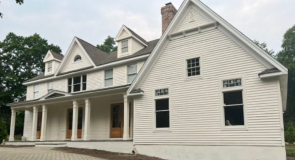 red cedar siding exterior painting transformation