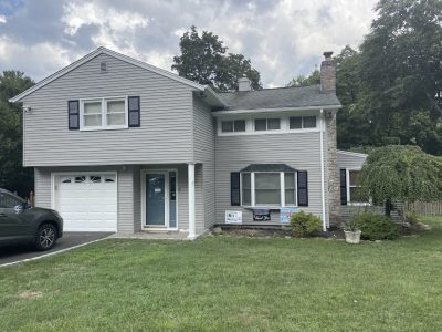 light grey house painting