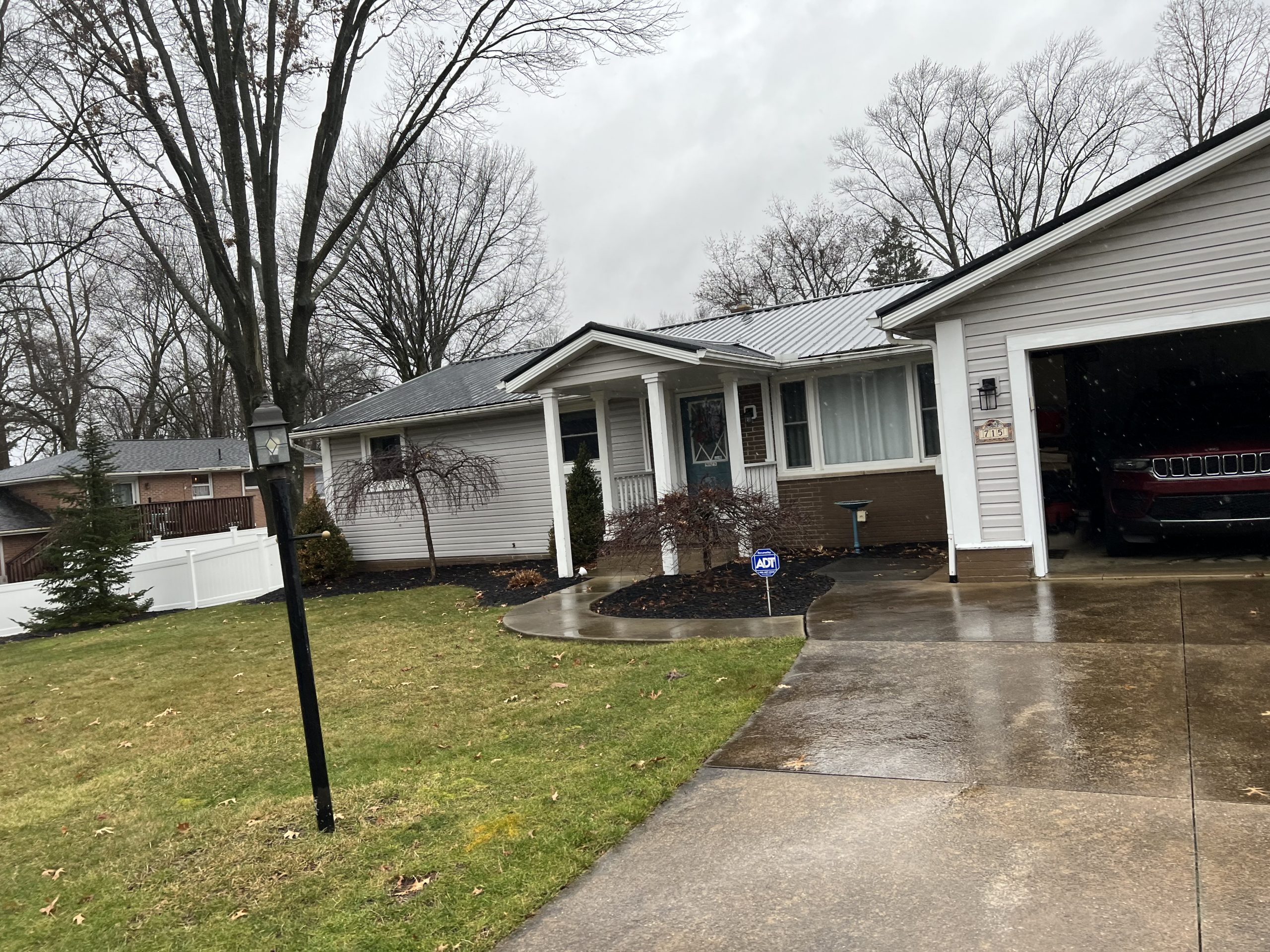 residential exterior in north canton before