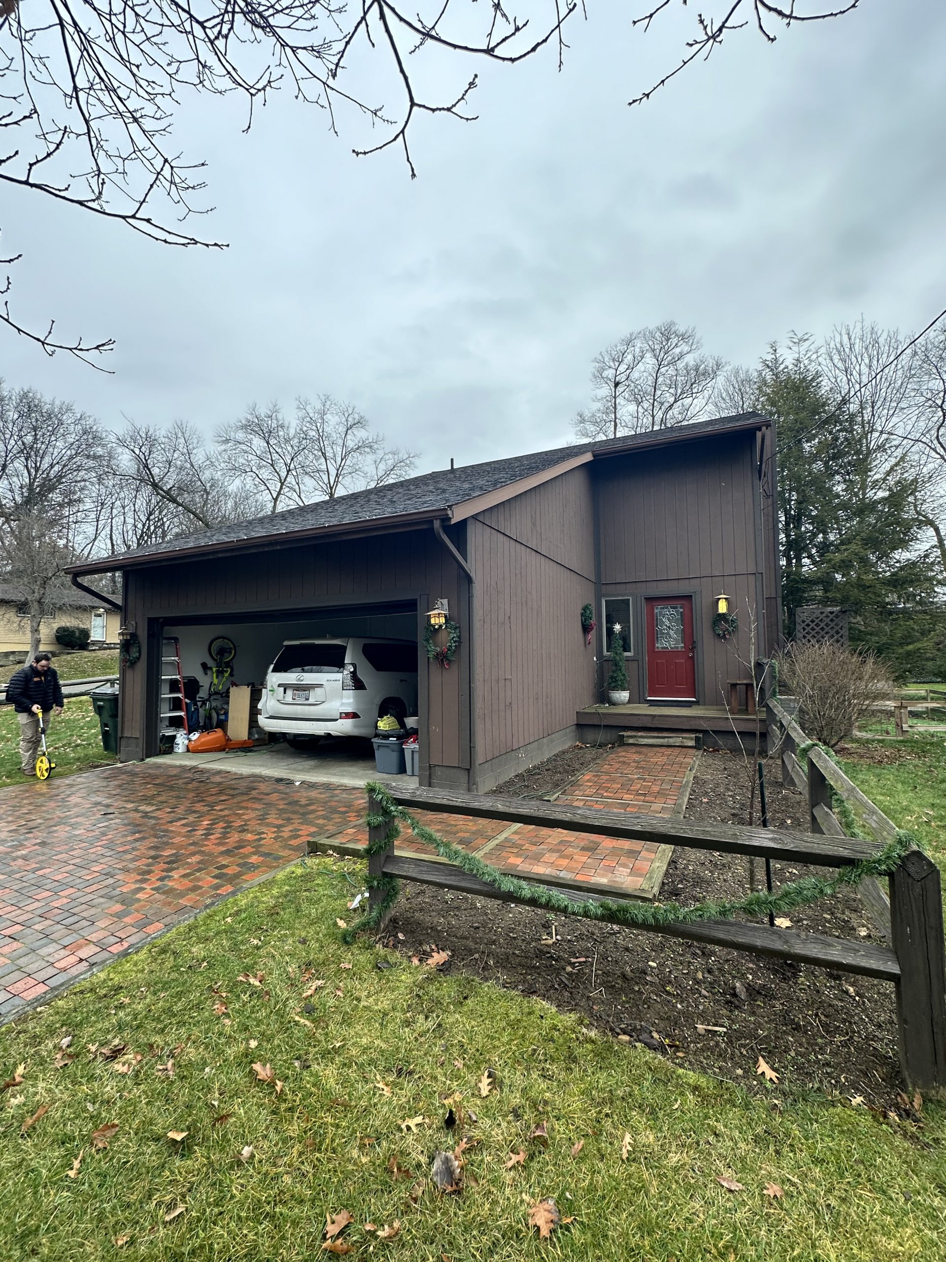 Garage Exterior in North Canton, OH Before