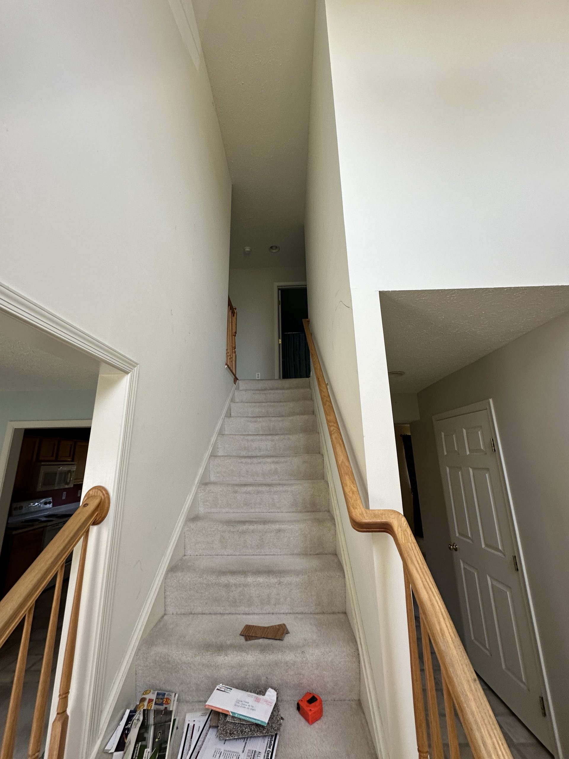 stairway painting in north canton before