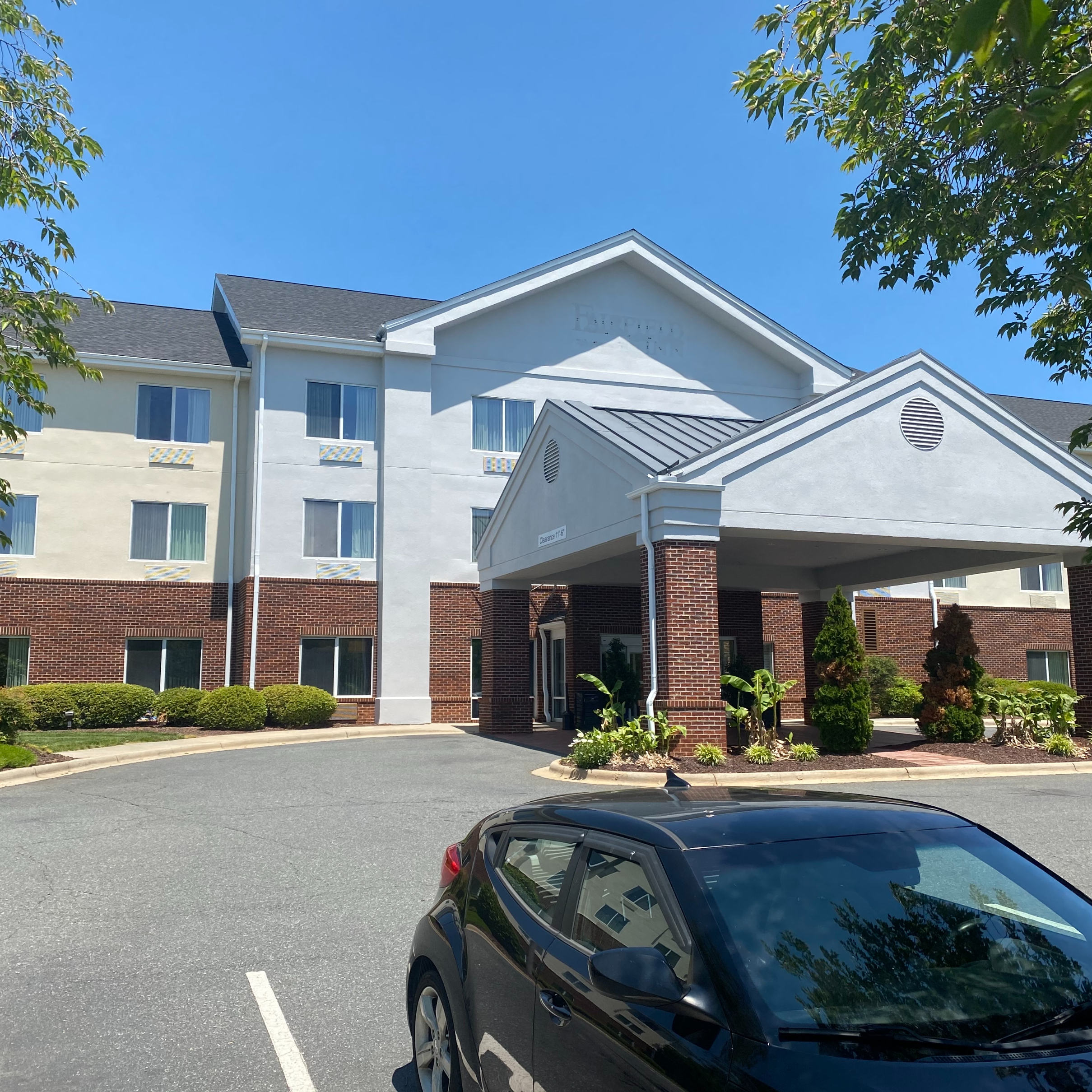 Exterior commercial painting for hotels in NC