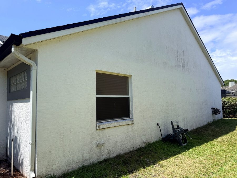 white stucco house exterior before repaint Preview Image 5