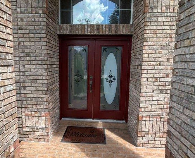 red painted double front door Preview Image 3