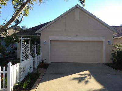 Exterior stucco painting