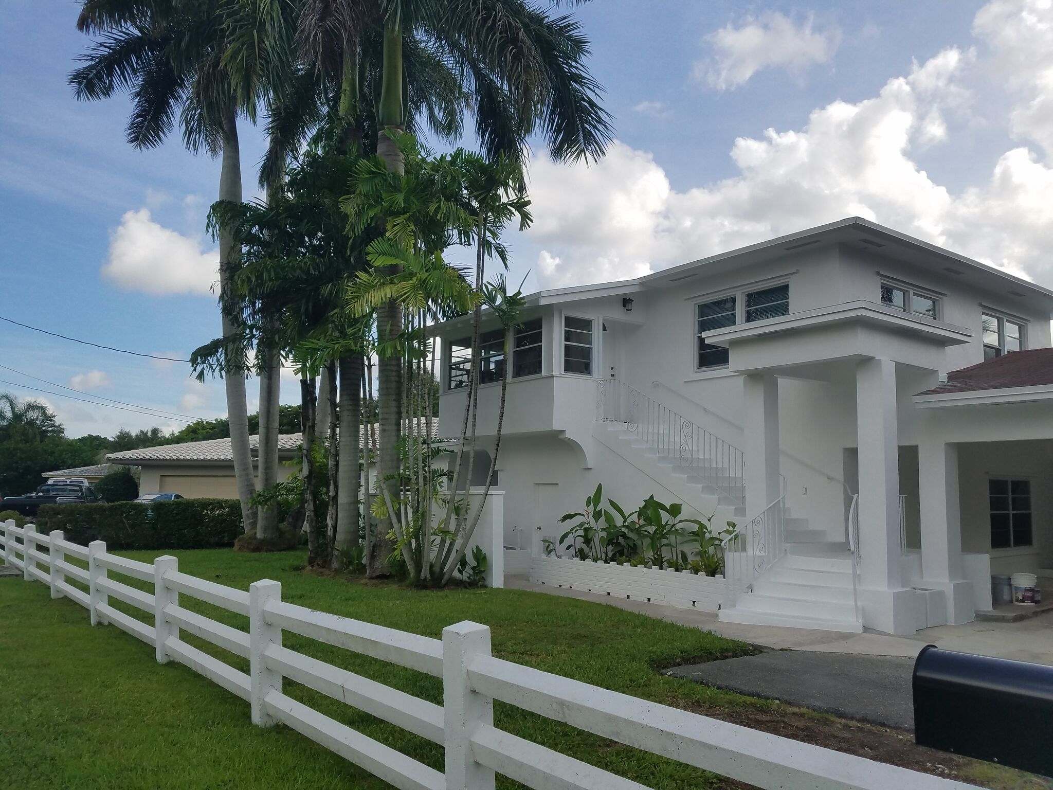 Exterior house painting by CertaPro painters in North Miami, FL