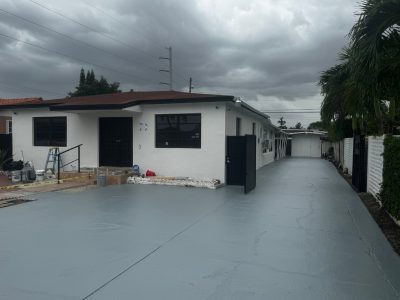 Miami exterior project photo of entire flooring refinish