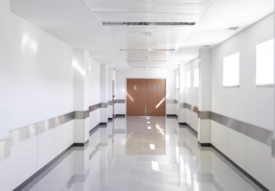 healthcare hallway