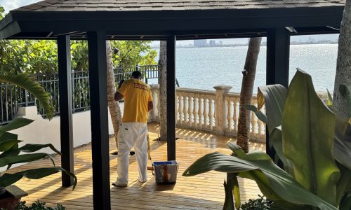 Deck and Gazebo Painting