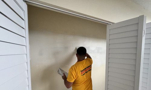 prepare the drywall surface