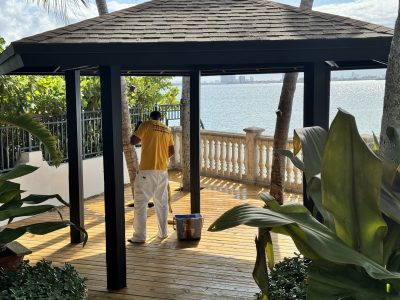 North Miami Deck and Gazebo painting