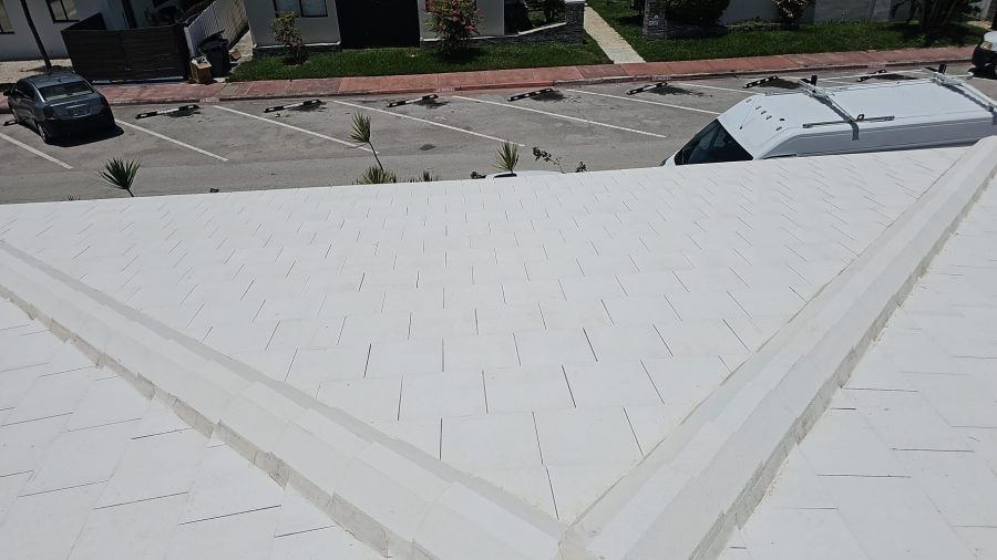 Miami Beach Exterior Project roof after being power washed Preview Image 7