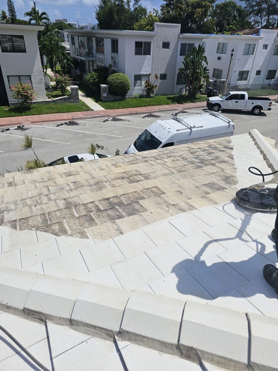 Miami Beach Exterior Project being power washed Preview Image 6