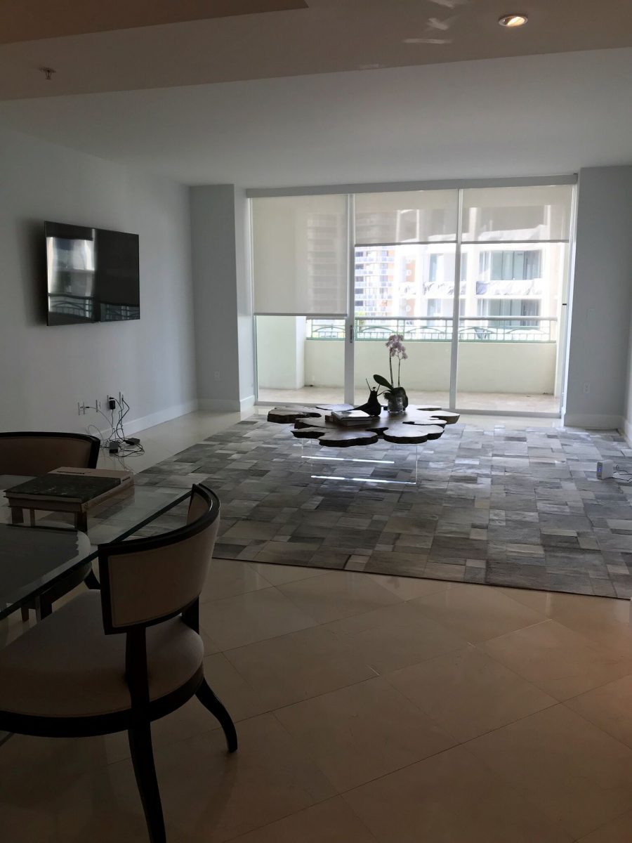 Apartment living room painting by CertaPro Painters in Miami, FL Preview Image 1