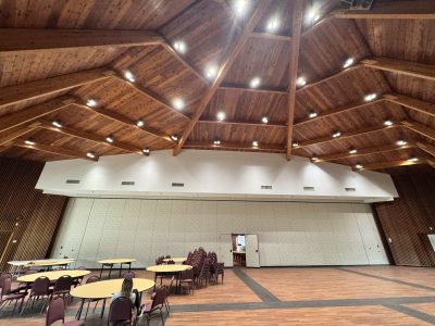 temple interior after repaint