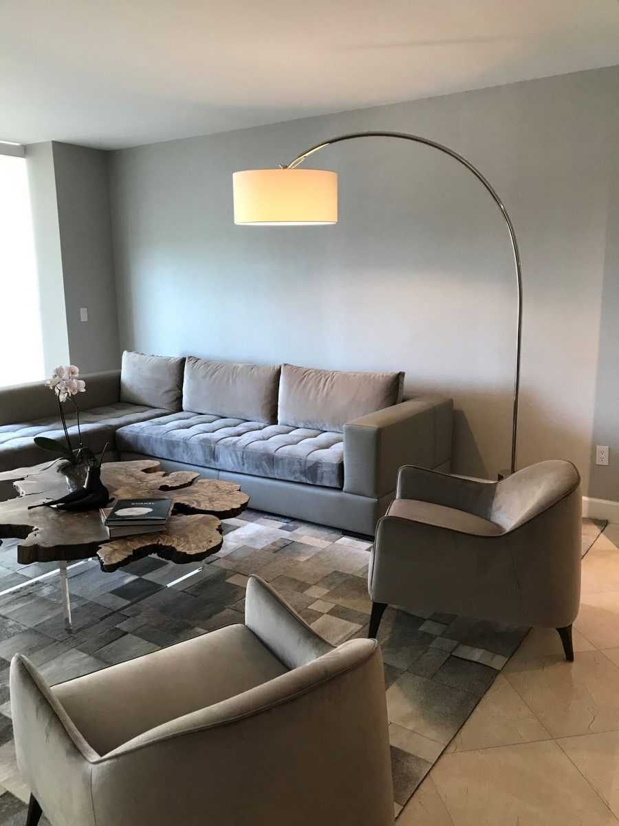 Commercial Apartment living room painting - CertaPro Painters in Miami, FL Preview Image 9