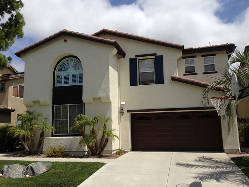 Exterior painting by CertaPro house painters in 4S Ranch.