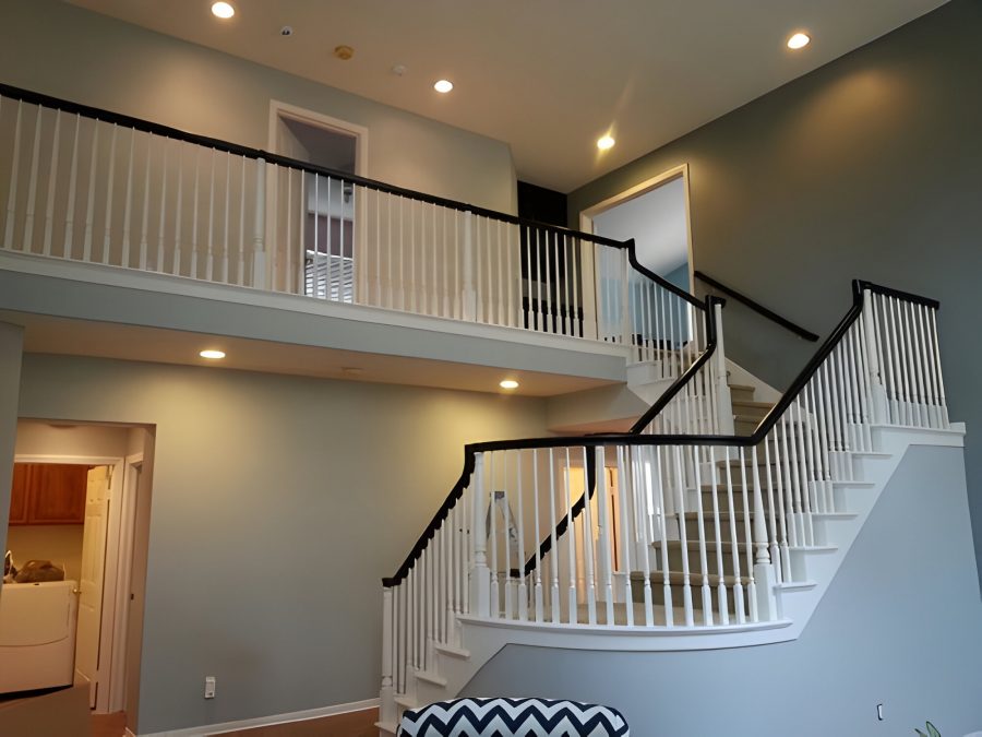 Elegant Stairway Painting