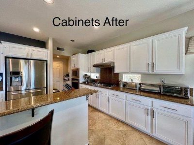 cabinets after