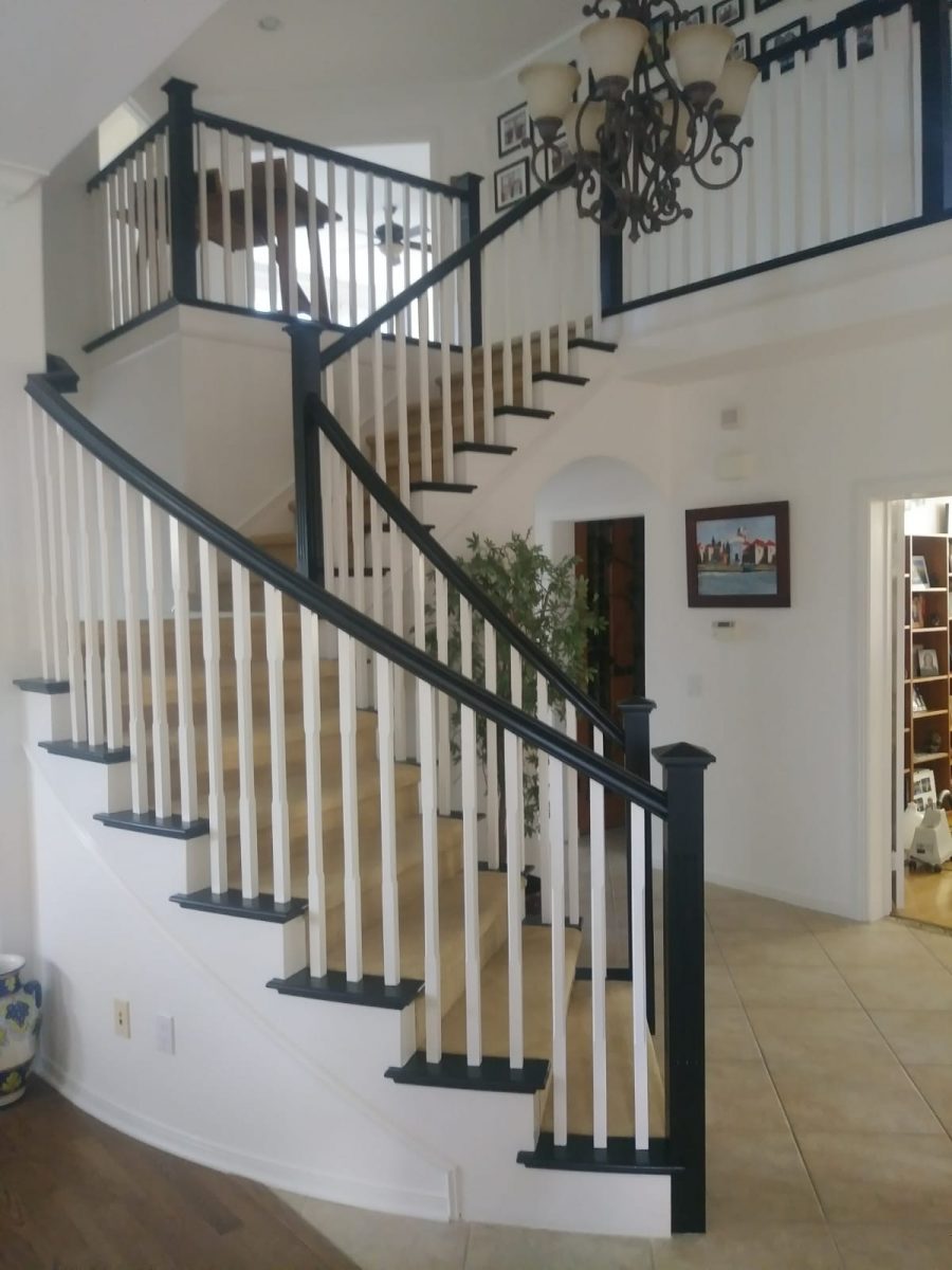 Stairway & Bathroom Interior Painting