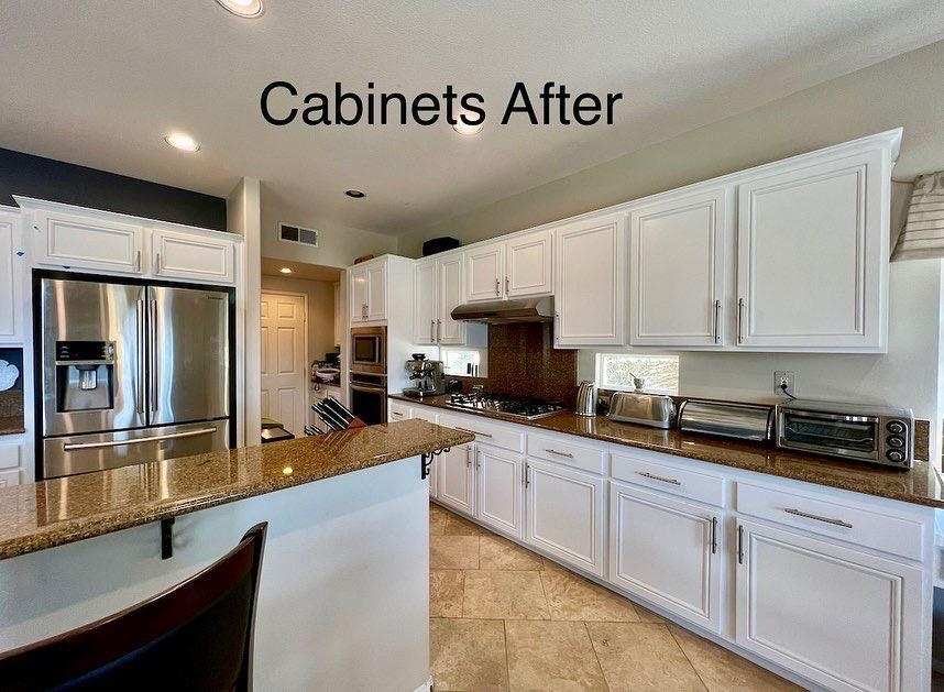 cabinets after