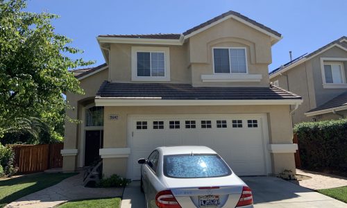 Two Story Tan Exterior