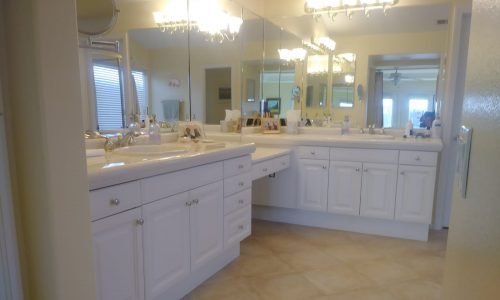 White Cabinet Repaint