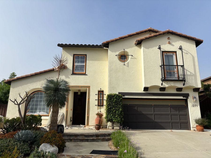 painted home exterior