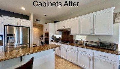 cabinets after