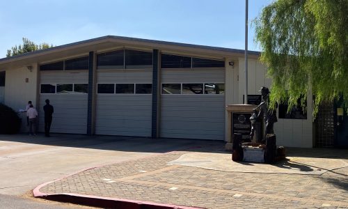 Unpainted Fire Station Exterior