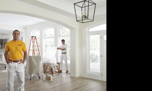 painters cleaning after project